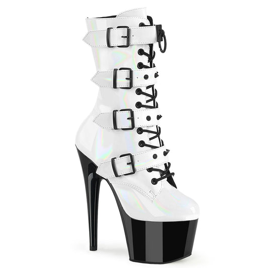 ADORE-1046TT White Holographic Patent /Black
