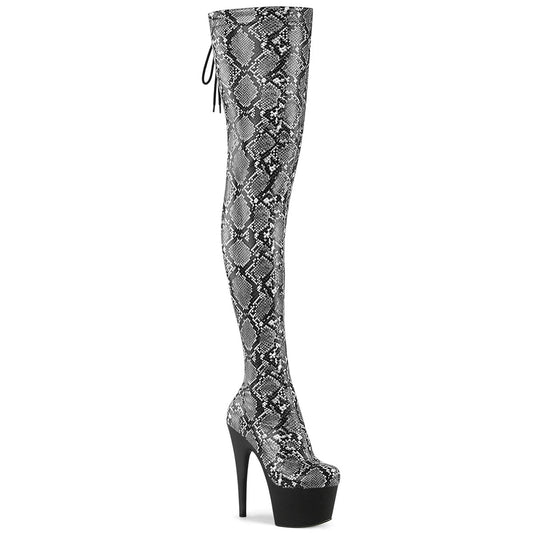 ADORE-3008SP-BT Grey Black Snake Print/Black Matte