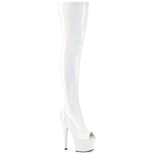 ADORE-3011HWR White Stretch Holo/White Holo
