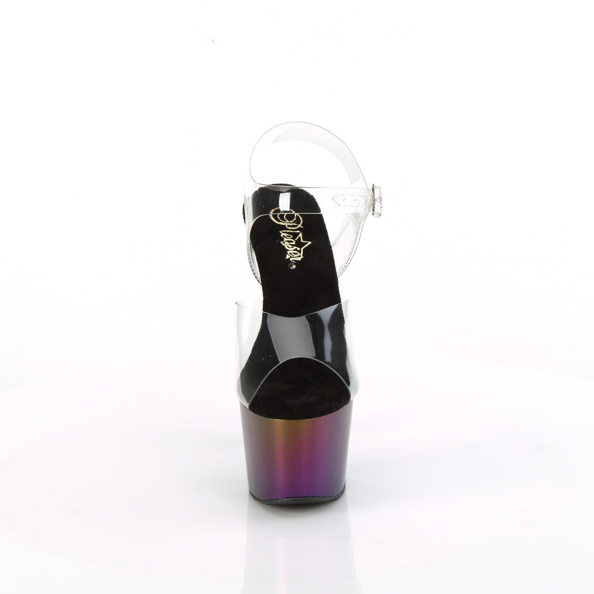 ADORE-708MCH Clear/Purple Green Matte Chrome
