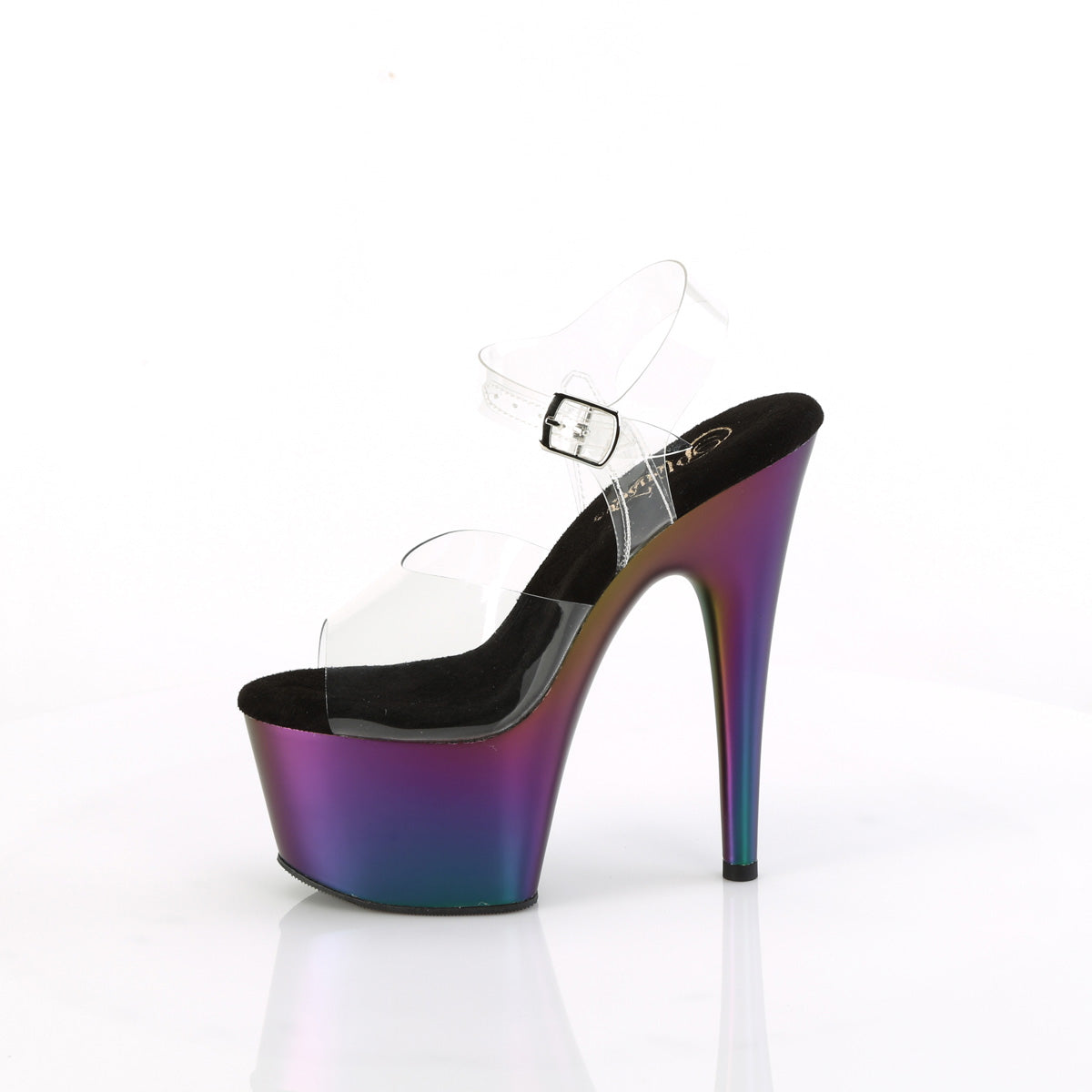 ADORE-708MCH Clear/Purple Green Matte Chrome