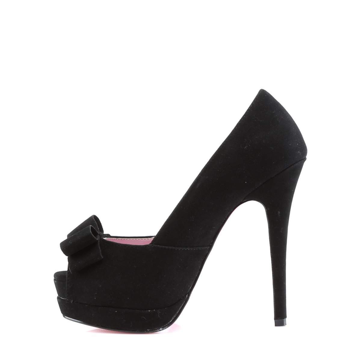 BELLA-10 Black Sueded Pu