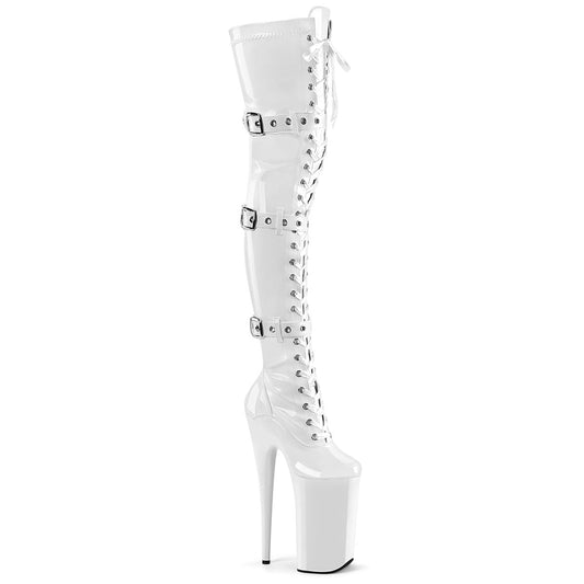 BEYOND-3028 White Stretch Patent /White