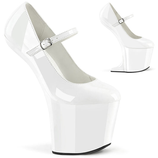 CRAZE-880 White Patent/White