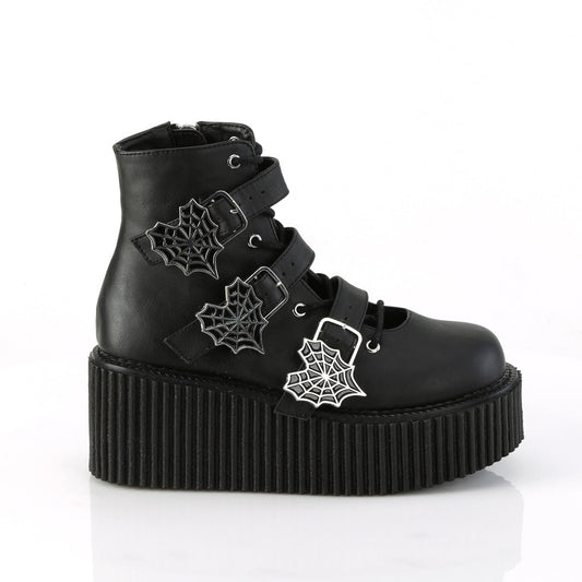 CREEPER-260 Black Vegan Leather