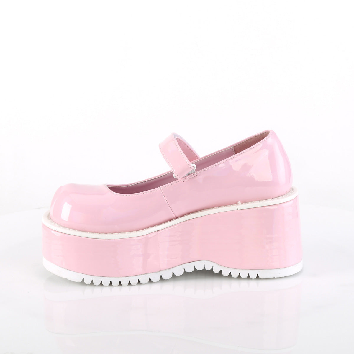 DOLLIE-01 Baby Pink Holo Patent