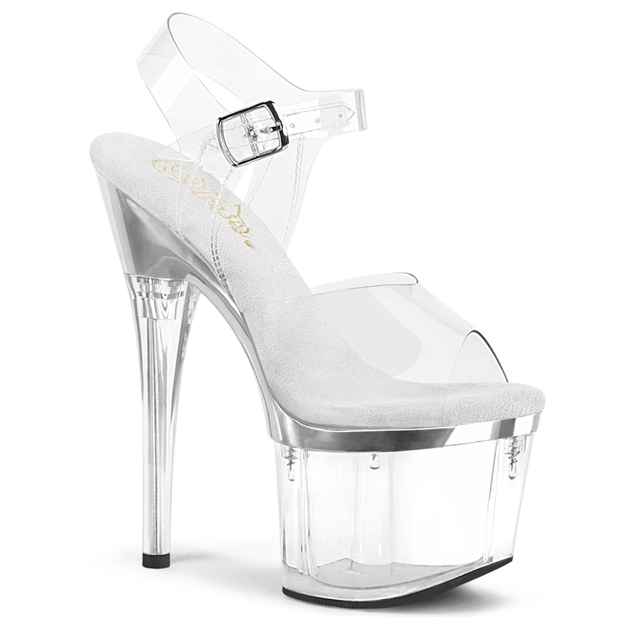 ESTEEM-708  Clear /Silver Chrome- Clear
