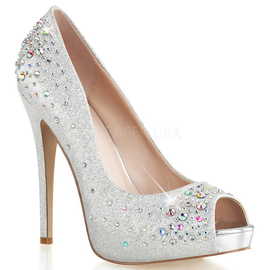 HEIRESS-22R Silver Shimmering Fabric