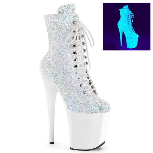 FLAMINGO-1020LP Neon White Multi Glitter/Neon White