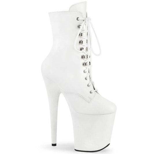 FLAMINGO-1020WR White Faux Leather/White Faux Leather