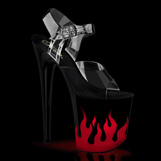 FLAMINGO-808NLFL  Clear /Black-Red
