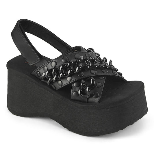 FUNN-12 Black Vegan Leather