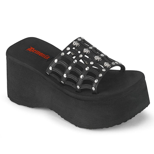 FUNN-13 Black Vegan Leather
