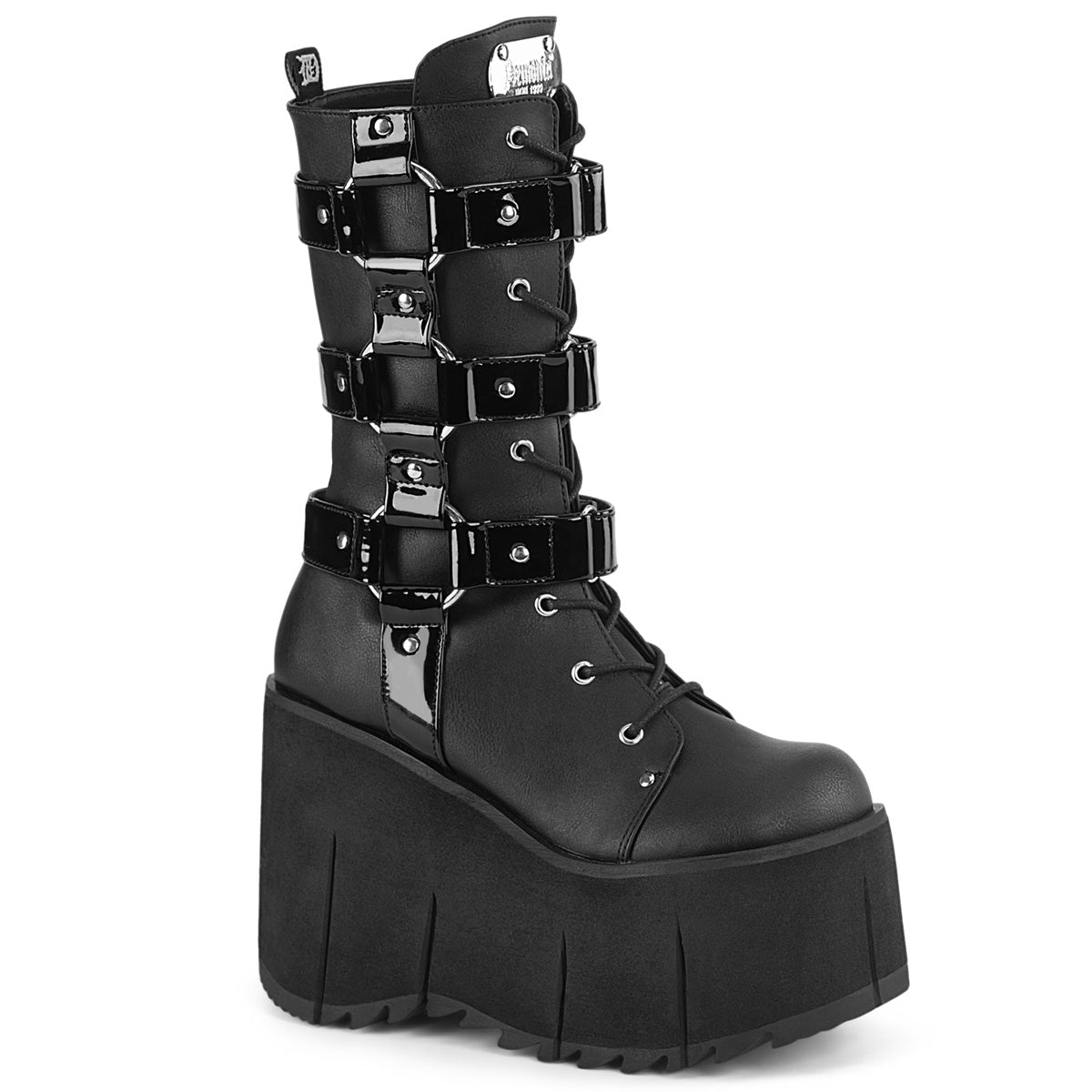KERA-110 Black Vegan Leather-Patent