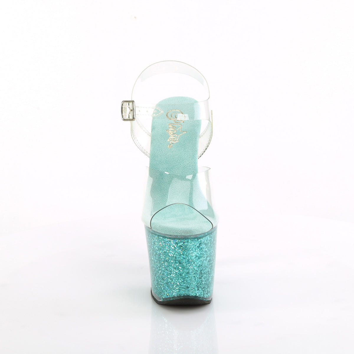 LOVESICK-708SG Clear/Aqua multi Iridescent Glitters