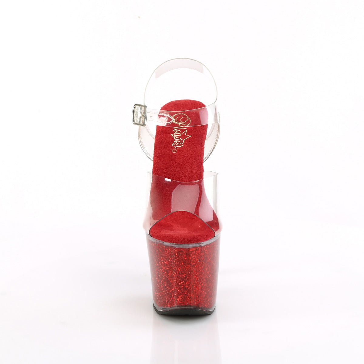 LOVESICK-708SG Clear/Red Iridescent Glitters