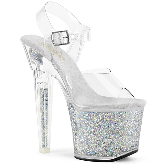 LOVESICK-708SG Clear/Silver Multi Iridescent Glitters