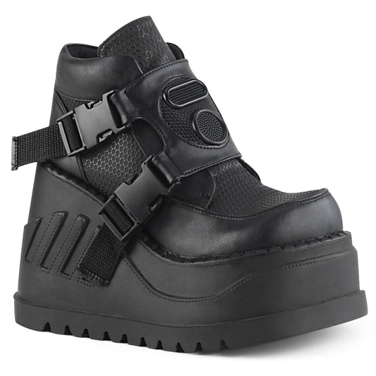 STOMP-15 Black Vegan Leather