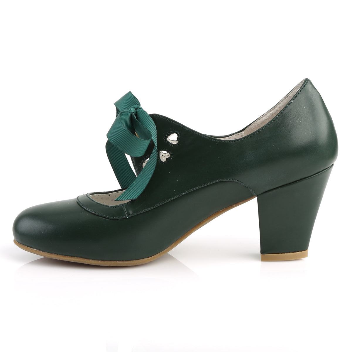 WIGGLE-32 Dark Green Faux Leather